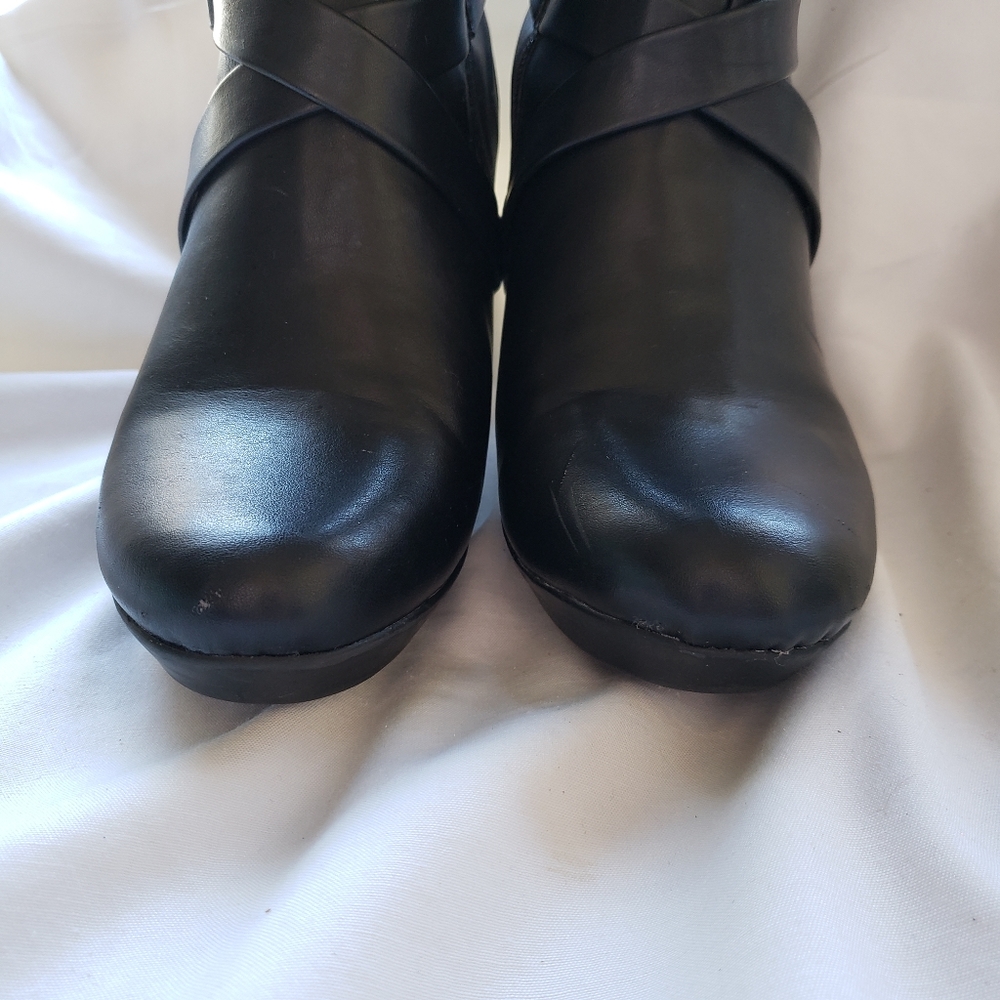 Worthington Black Phanton Leather Boots - Picture 3 of 8